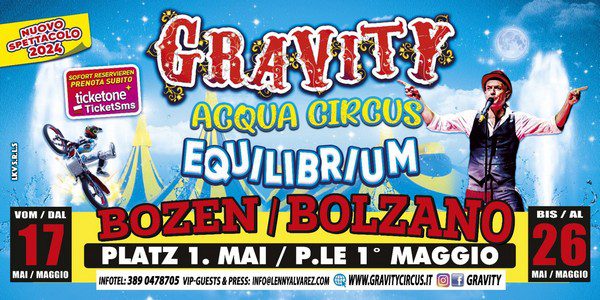 GRAVITY CIRCUS CONCLUSA LA TOURNEE' DI EQUILIBRIUM