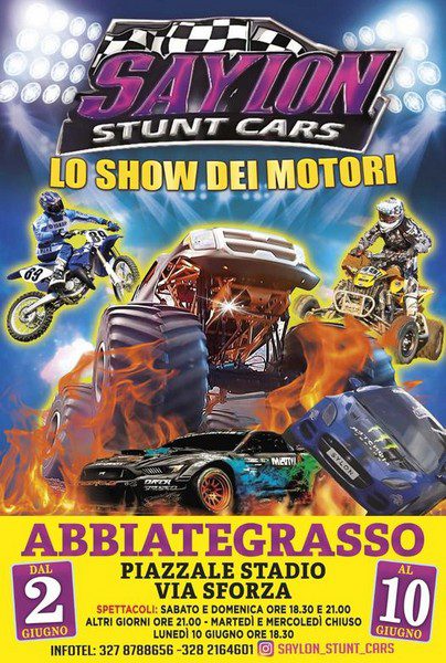 IL SAYLON STUNT CARS ..... SCALDA I MOTORI !!!!!