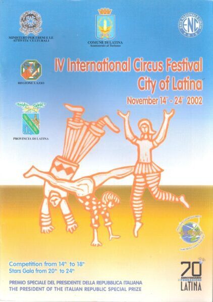 ALMANACCO 4° INTERNATIONAL CIRCUS FESTIVAL OF ITALY - EDIZIONE 2002