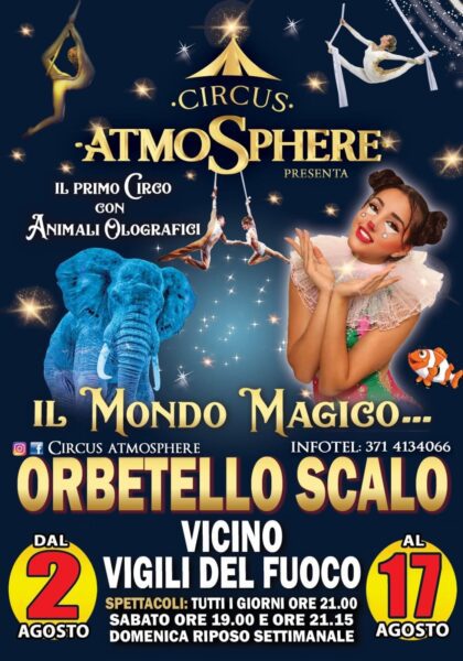 CIRCUS ATMOSPHERE CAMBIA REGIONE E ARRIVA IN .....