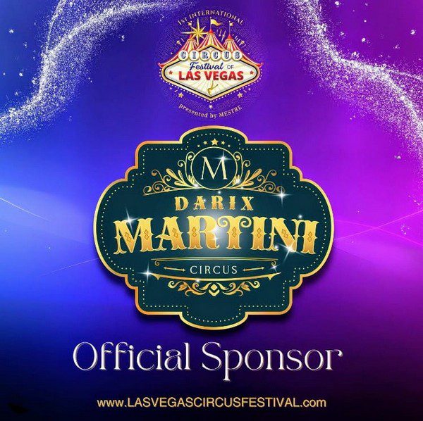 CIRCO DARIX MARTINI sponsor del FESTIVAL DI LAS VEGAS