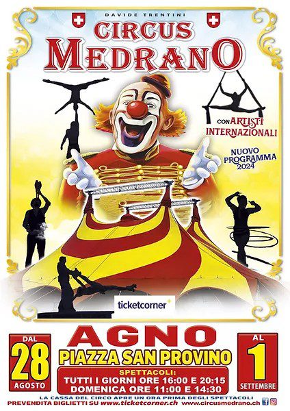 CIRCUS MEDRANO SCHWEIZ ARRIVA VICINO ALL'ITALIA: il tour