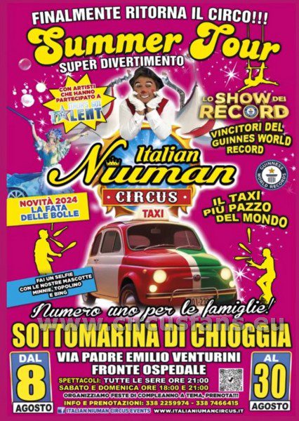 ITALIAN NIUMAN CIRCUS con i giovani TOGNI