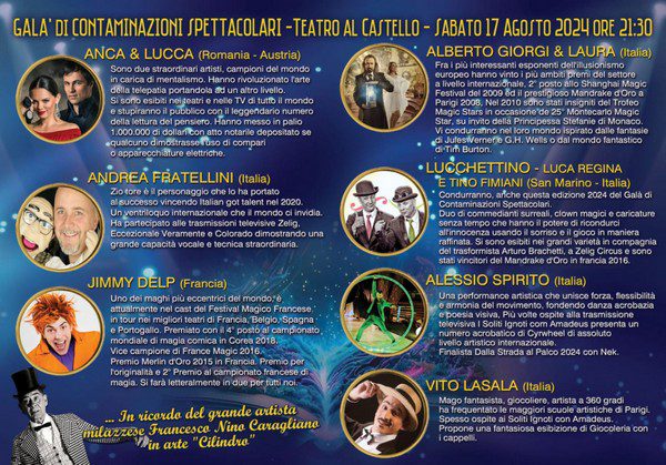 A Milazzo CONTAMINAZIONI SPETTACOLARI MAGIC & CIRCUS