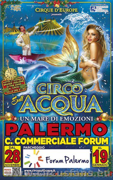 CIRCO SULL'ACQUA NATALE A PALERMO: LE DATE