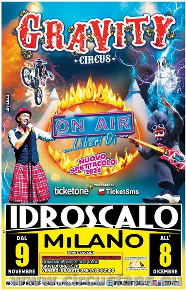 GRAVITY CIRCUS PRESENTA IL NUOVO SPETTACOLO 24/25