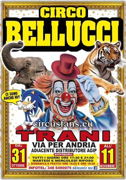 APRE UN NUOVO CIRCO CIRCO BELLUCCI A TRANI: Le prime foto