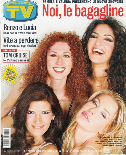 Zaira sulla copertina di "TV Sorrisi e Canzoni"